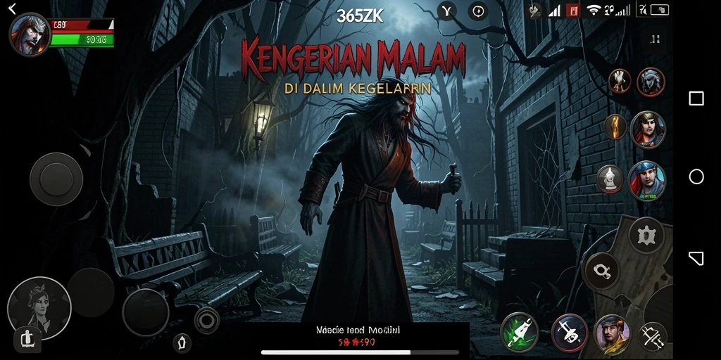 Tangkap layar dari gameplay menegangkan 365ZK yang memikat.