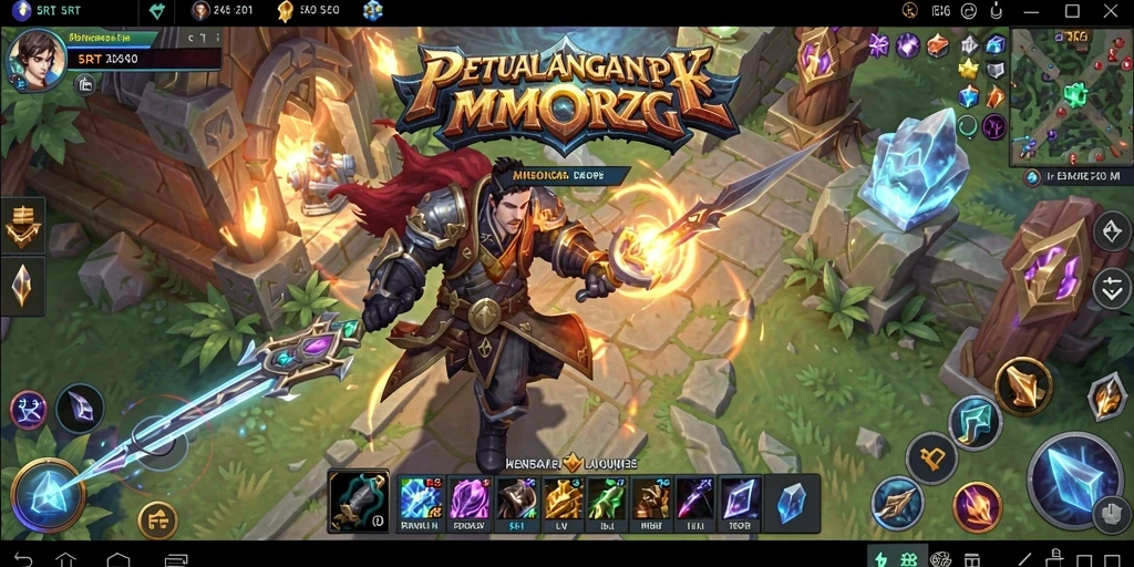 Screenshot gameplay menegangkan di dunia fantasi 5RT.