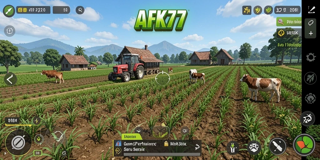 Tampilan dinamis dari gameplay AFK77 yang memukau dan menyenangkan.