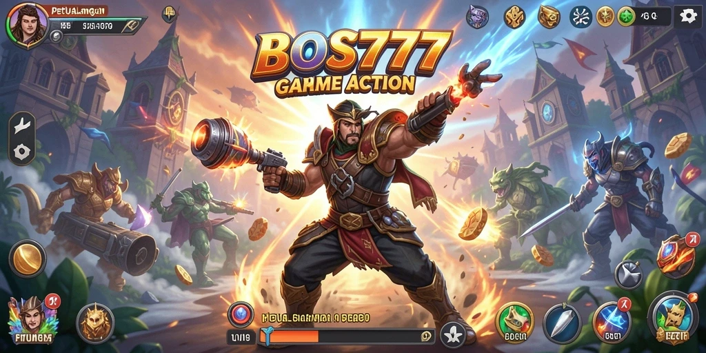 Tampilan gameplay BOS777 yang seru dan mendebarkan.