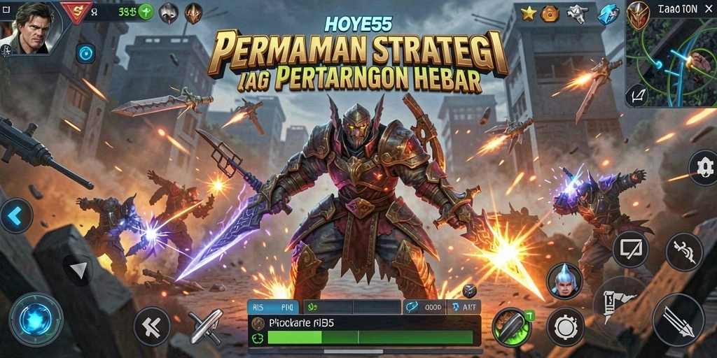 Inilah tampilan seru gameplay HOYE55 dengan strategi SLG yang mendebarkan.