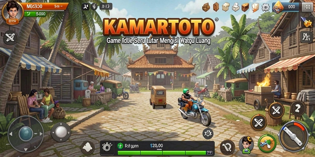 Tampilan gameplay menarik dari KAMARTOTO dengan mekanisme Idle.