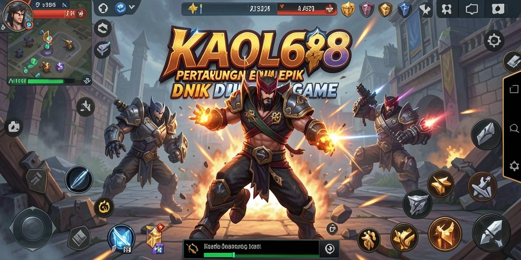 Tampilan gameplay KAOL68 yang mendebarkan dan penuh aksi.