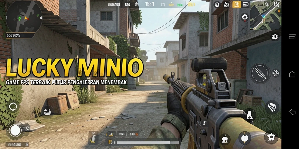 Tampilan menakjubkan dari gameplay <strong>LUCKYMINO</strong> yang penuh aksi.