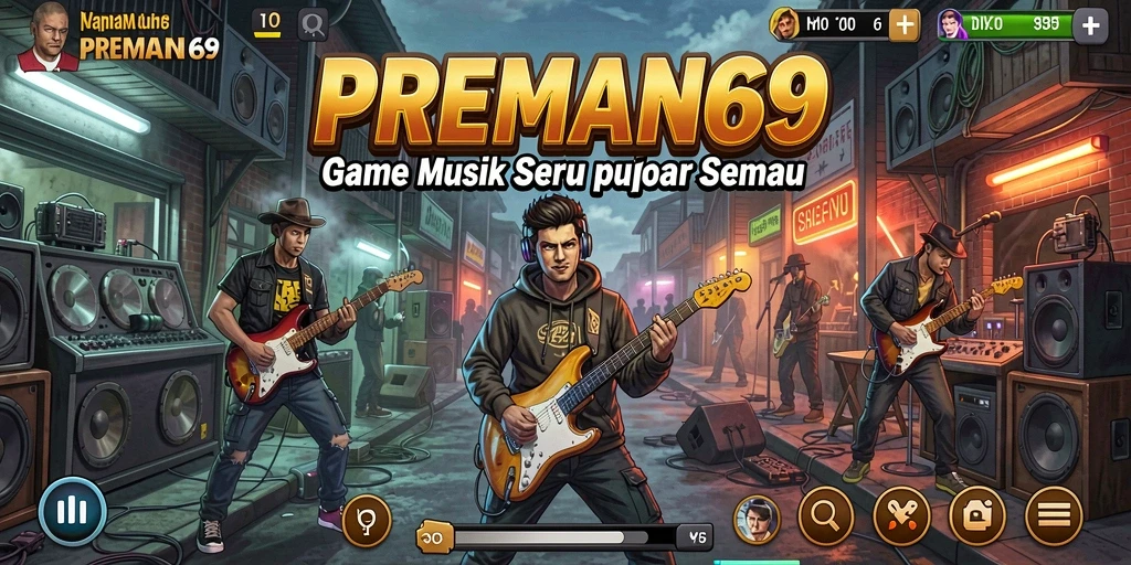 Tampilan gameplay seru dan interaktif di PREMAN69.