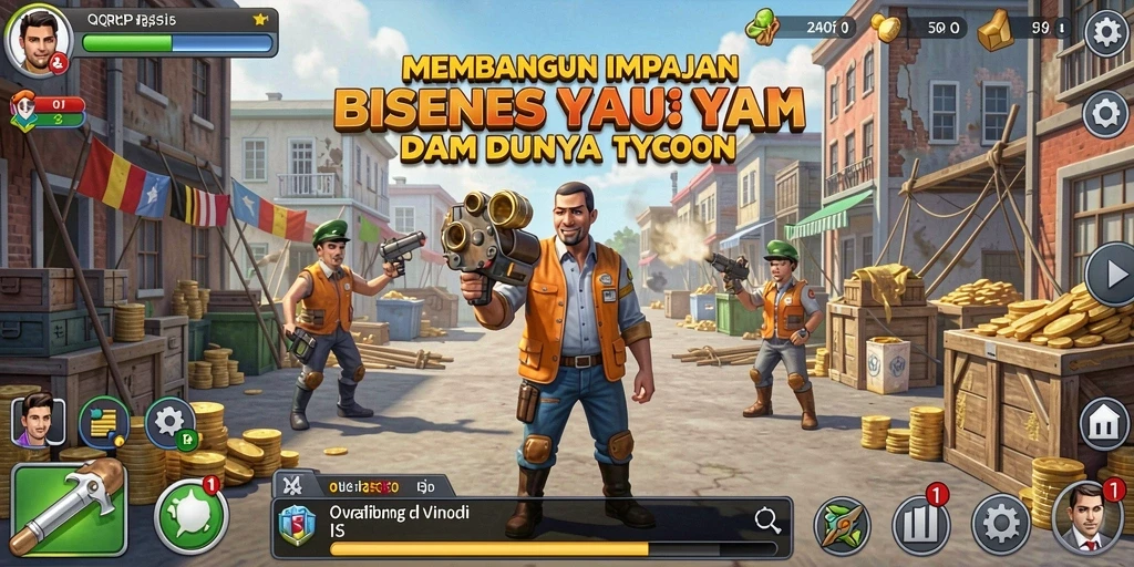 Screenshot gameplay QQRP yang menarik dan penuh strategi Tycoon.