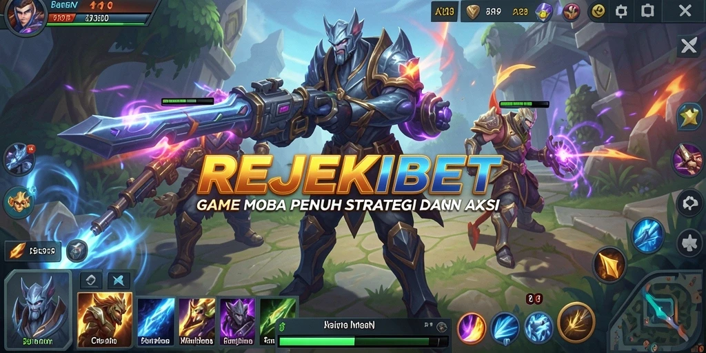Screenshot gameplay REJEKIBET yang menampilkan aksi seru di arena.