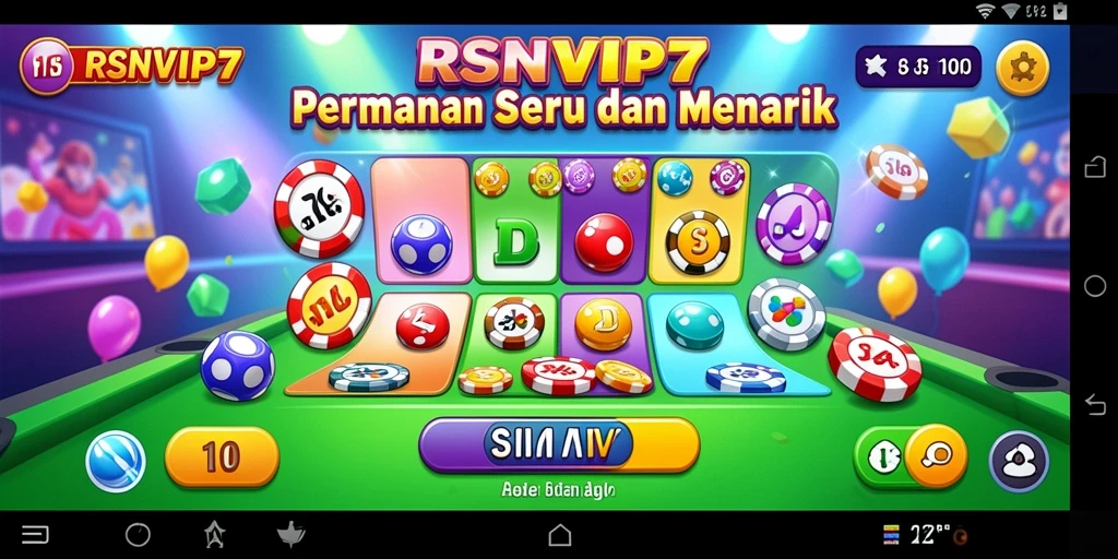 Tampilan gameplay Bingo yang menarik dan interaktif di RSNVIP7.
