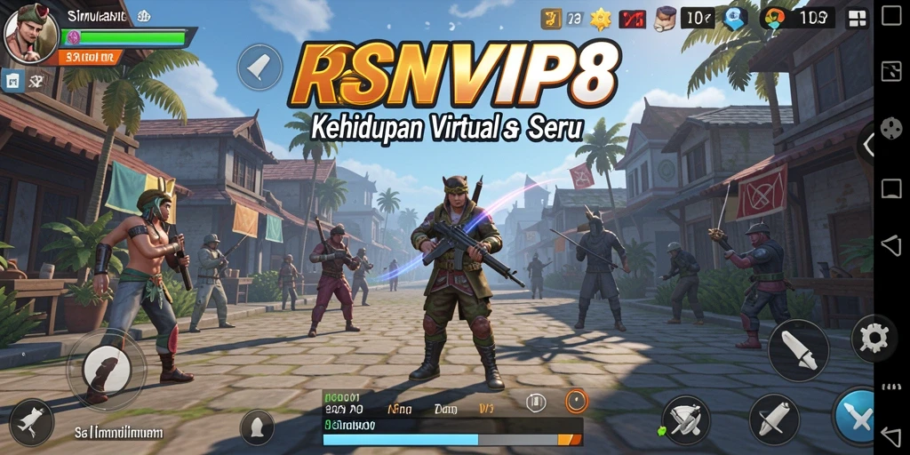 Tampilan gameplay RSNVIP8 yang mendalam dan interaktif.