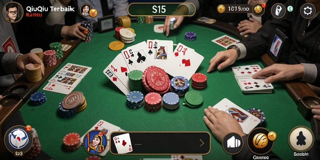 Screenshot utama S13 menampilkan seru gameplay QiuQiu.