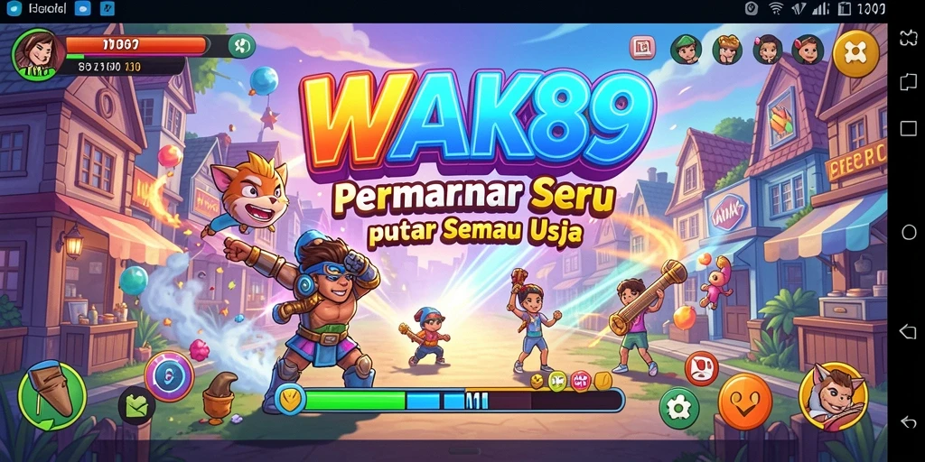 Screenshot utama WAK89 menampilkan gameplay yang seru dan menarik.